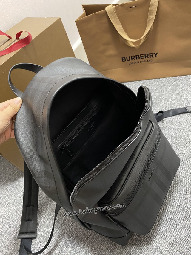 Burberry專門店新款男士雙肩包 巴寶莉格紋男士後背包大書包 yxb1180